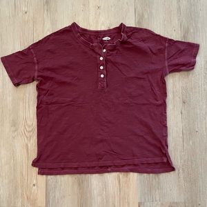 Old Navy Henley tee